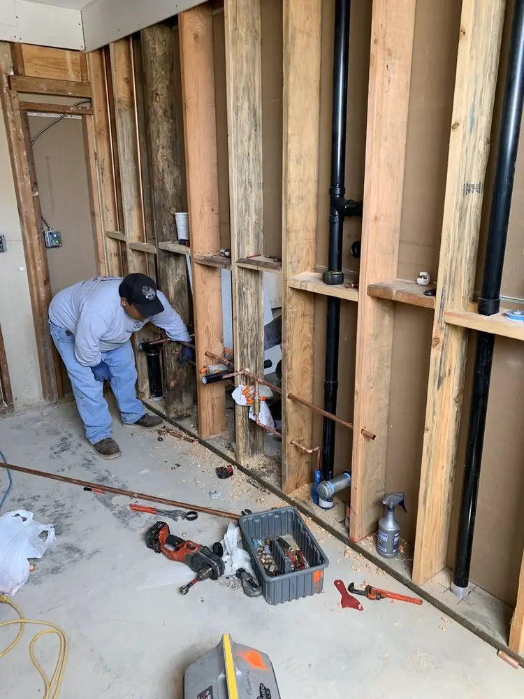 Commercial rough-in plumbing for Water Heater Replacement in Elroy